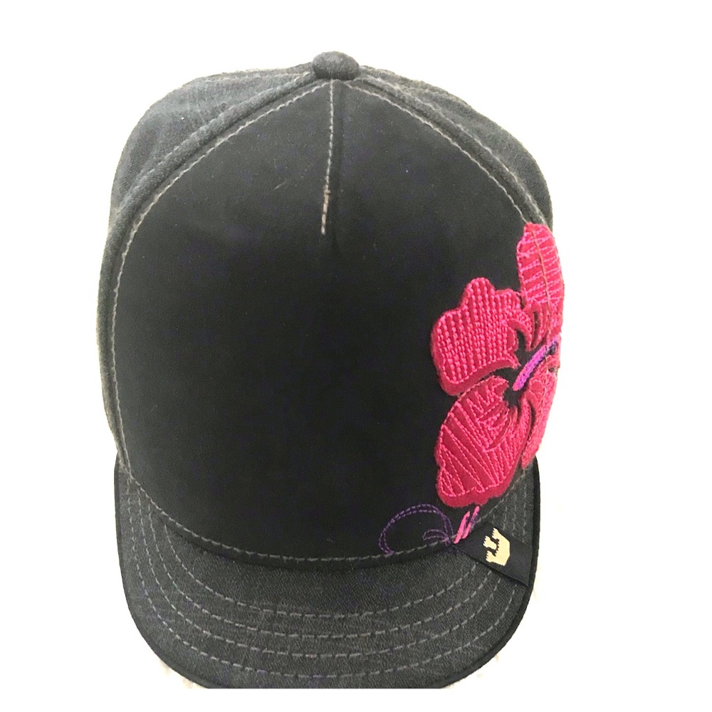 Goorin Bros Short Bill Hat Hibiscus Flower Lined